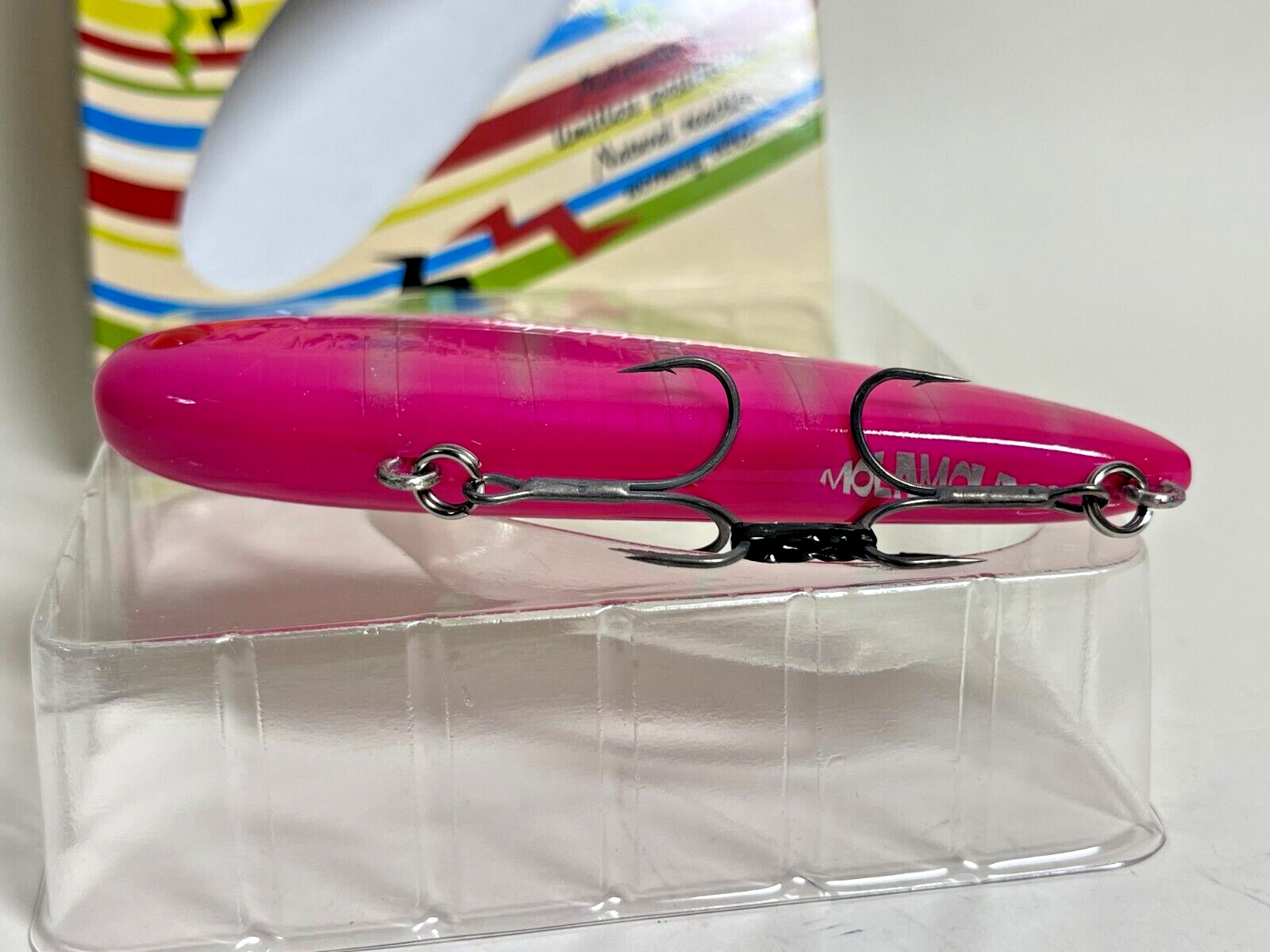 0079) OBASSLIVE MOLAMOLA BR Bone Rattle model #TS-14B Cutie toy pink