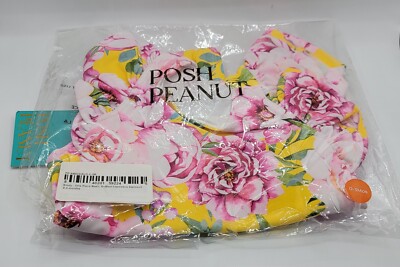 POSH PEANUT Baby Girl's Elody Ruffled One-Piece Swimsuit  Size: 0-3M - Brand New