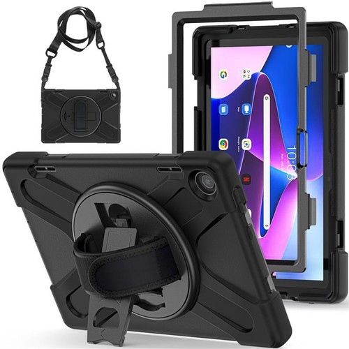 Case Lenovo Tab M10 / M10 Plus 3rd Gen / M10 HD 2nd Rotating Stand Shockproof - Picture 6 of 25