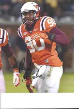 DADI NICOLAS VIRGINIA TECH HOKIES SIGNED 8X10 PHOTO W/COA  #1