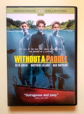 Without A Paddle DVD Comedy Adventure 2004 PG13 Seth Green Free Shipping