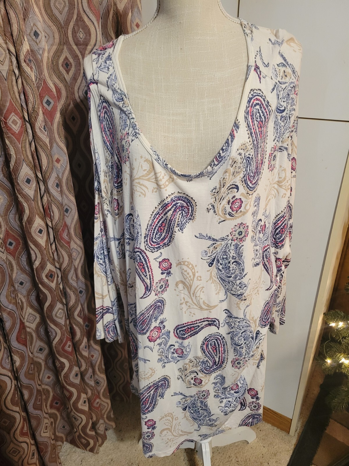 Women's Plus Size 4XL Coral Bay Flowy Blouse