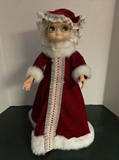 Bowling Pin Mrs. Claus 16 Brunswick Armor Kote ABC Handmade Christmas VTG OOAK