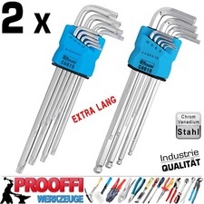 Torx T10 - T50 + Innensechskant 1.5 - 10 mm Winkel Schlüssel Für Inbus Schraube