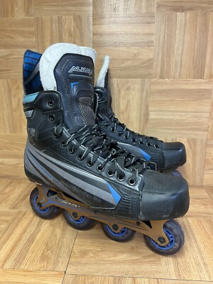 Alkali Skates Revel REV-5 Roller Hockey Size 12 Men's Cobalt Carbon Fiber Plate