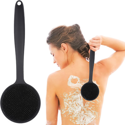Rückenschrubber Mit Langem Griff – Badeschwamm Aus Netz, Ca. 40 Cm, Für Dusche & Bad, Verbessert Durchblutung