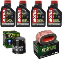 KIT TAGLIANDO HONDA VT 750 SHADOW 1997 2007 MOTUL 5000 10W40 FILTRO OLIO ARIA