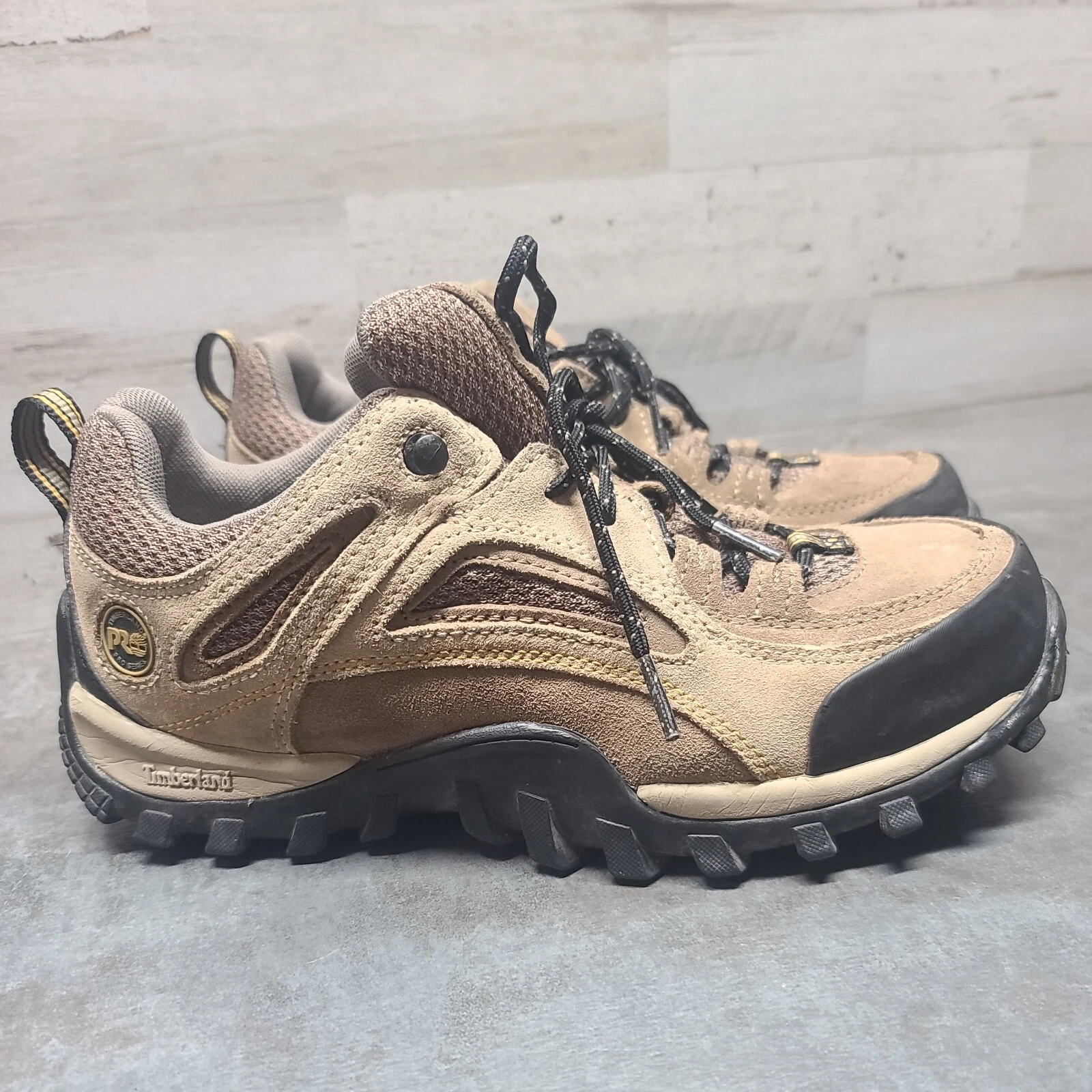Stivali da lavoro Timberland Pro Series punta acciaio donna taglia 9m camoscio marrone senza solette