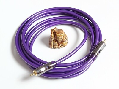 QED Performance Digital Audio Coaxial RCA Interconnect Cable 75 Ohm S/PDIF 3.0 m
