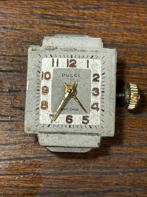 Mouvement De Montre Mécanique Dulci Suisse - À Réviser Ou Pour Pièces (9-39/16)