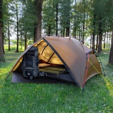 1/2 Man Backpacking Camping Tent - Lightweight Waterproof Easy Set Up Ultralight