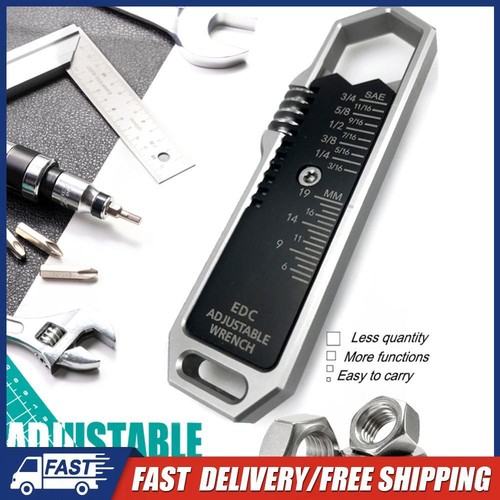 Alloy EDC Spanner Multifunctional Mini Spanner Pocket Tools Outdoor