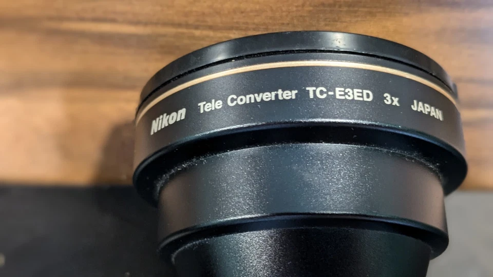 Teleconversor NIKON TC-E3ED 3x JAPÓN con funda blanda Foto 2 de 4