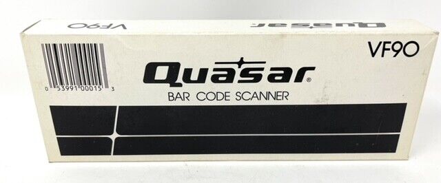 Vintage Quasar Bar Code Scanner VF90 Osaka Japan Matsushita Electric Co 