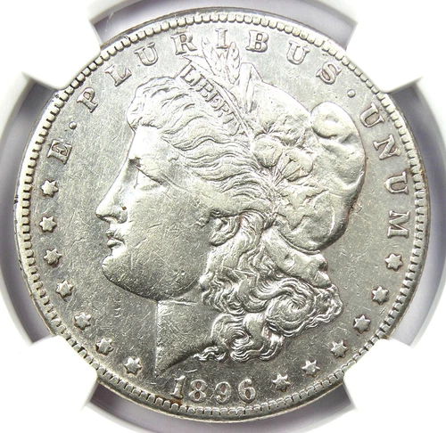 1896-S Morgan Silver Dollar $1 - Certified NGC XF Detail (EF) - Rare Date Coin!