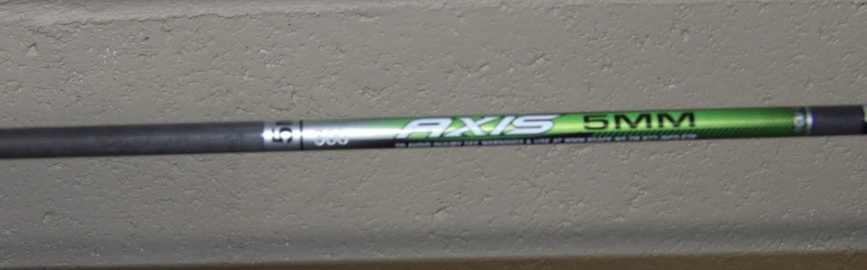Nuevas flechas Easton Axis 300 columna vertebral 5 mm - 10,7 GPI - corte/inserto Av, 1 docena (12 flechas) Foto 3 de 4