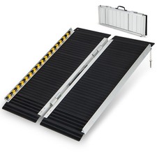 3ft Portable Aluminium Wheelchair Ramp for Enhanced Accessibility, rustproof
