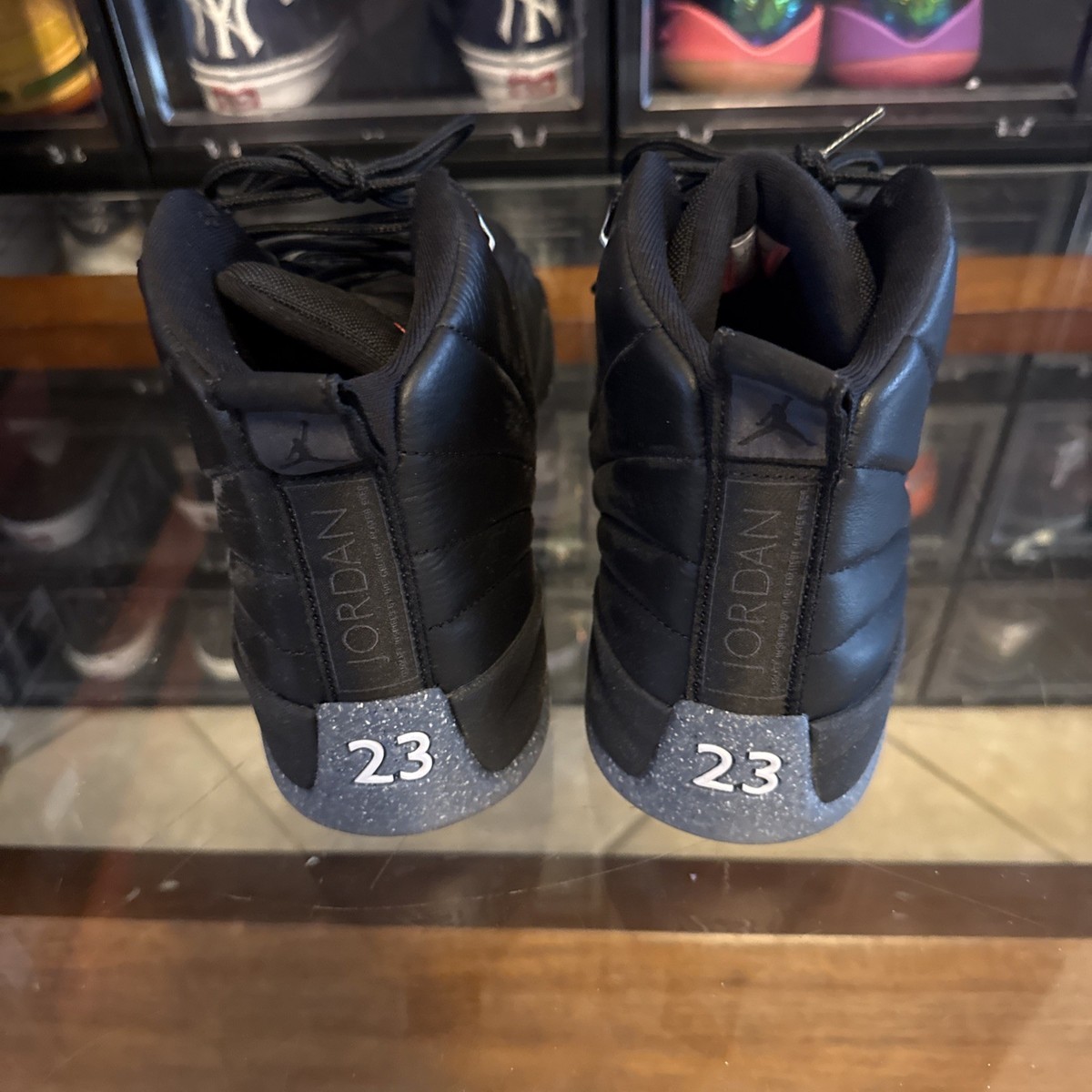 Air Jordan 12 Retro Black/Black-Bright Crimson Utility Grind
