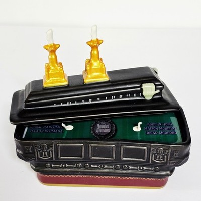 NEW 2023 Disney World Haunted Mansion Coffin Vampire Scented Candle Ceramic