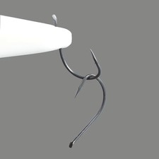 Carp Fishing Hooks Semi-Barbed High-Strength Thin Strips 20 Pcs 3# Imported