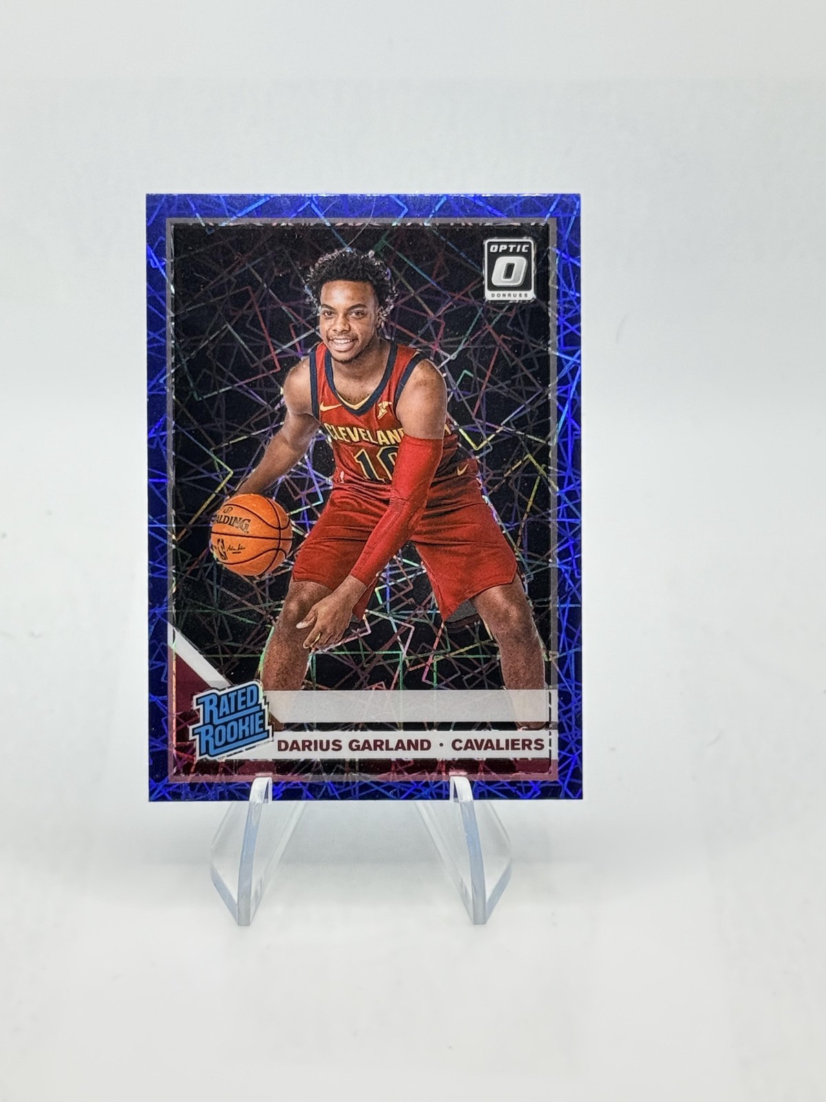2019-20 Donruss Optic Darius Garland Rookie #195 Blue Velocity Prizm Cavaliers