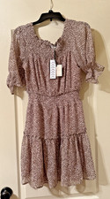 Urban Outfitters Mini Dress Brown Motif Size Small Dress Forum NWT