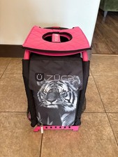 Zuca Sport Rolling Bag and Frame Hot Pink w/ Tiger Bag and Frame Skating bag
