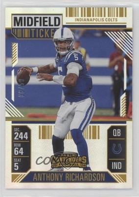 2024 Panini Contenders Midfield Ticket 6/50 Anthony Richardson #42 1kn1