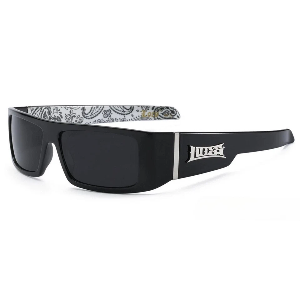 Men's Locs Sunglasses Black Frame Category 3 Dark Lens Sunglasses - Image 3 of 4