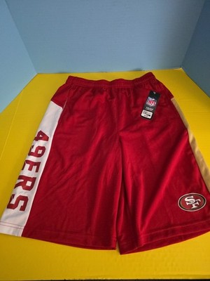 Team Apparel Boys San Francisco 49ers Mesh Training Shorts Youth LG 14/16