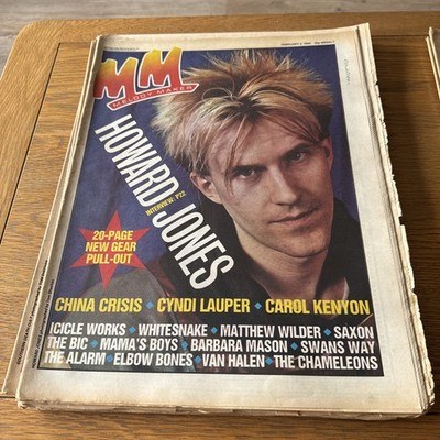 Melody Maker Zeitung - 4. Februar 1984 - Howard Jones Titelseite