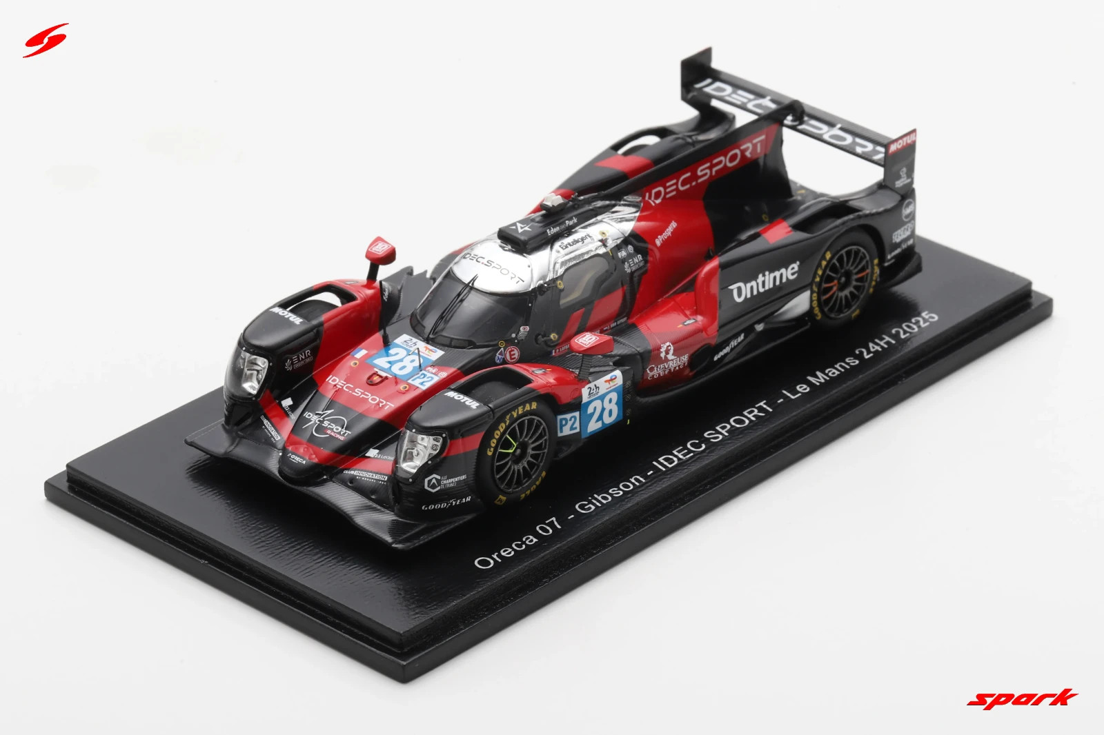 Miniature Spark S9280 Oreca 07 Gibson N28 Idec Sport Le Mans 2025 au 1 43