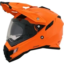 AFX FX-41DS Solid Dual Sport Motorcycle Helmet Safety Orange