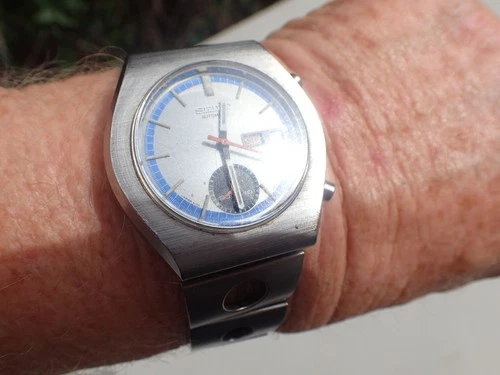 Vintage SEIKO 6139-8029  RALLY RACER Chronograph Automatic Watch Men's Watch