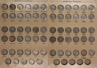 1913-1938 PDS COMPLETE Buffalo Nickel Set, 64 Coins G to XF, Most Mid-Grade, NR!