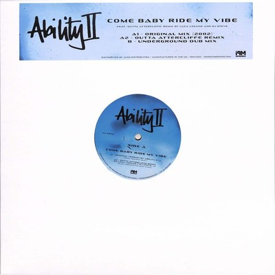 Ability II - Come Baby Ride My Vibe, 12'', (Vinyl)