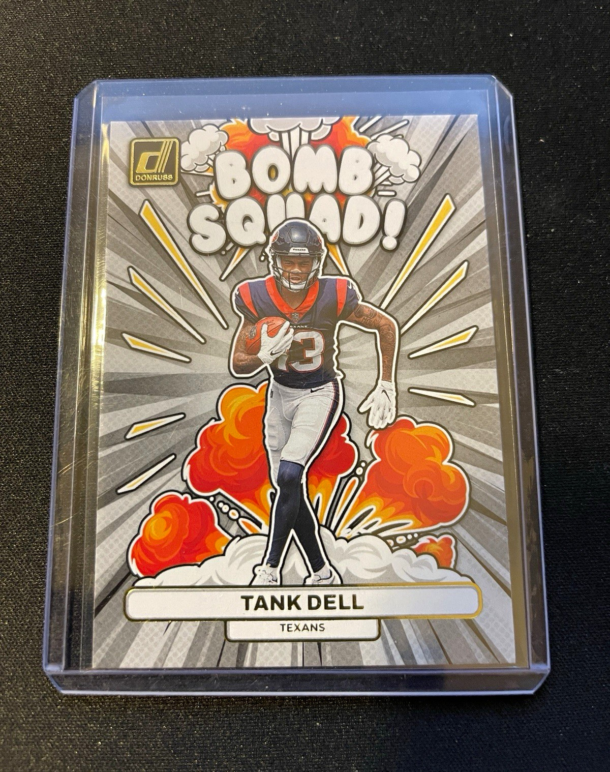 Panini 2023 Donruss Football Tank Dell Houston Texans Bomb Squad! #BS-18 RC