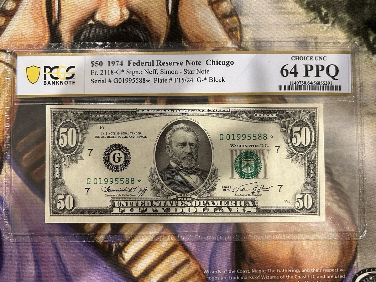 1974 $50 US Federal Reserve Small Notes for sale | eBay
