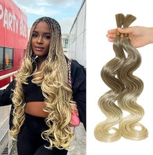 Body Wave Bulk Hair For Braiding No Weft Boho Braids Hair Extensions 150g Wet