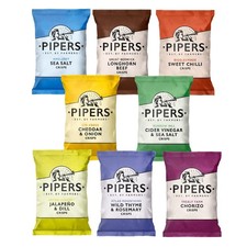 Pipers Crisps Mixed Case 24 x 40g 8 Flavours