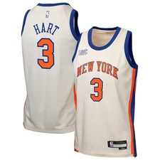 Youth's JoshHart Knicks 2025/26 City Edition Swingman Player Jersey