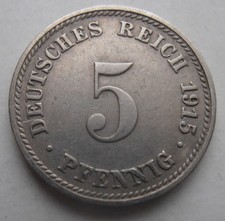 GERMANY 5 PFENNIG 1915 D