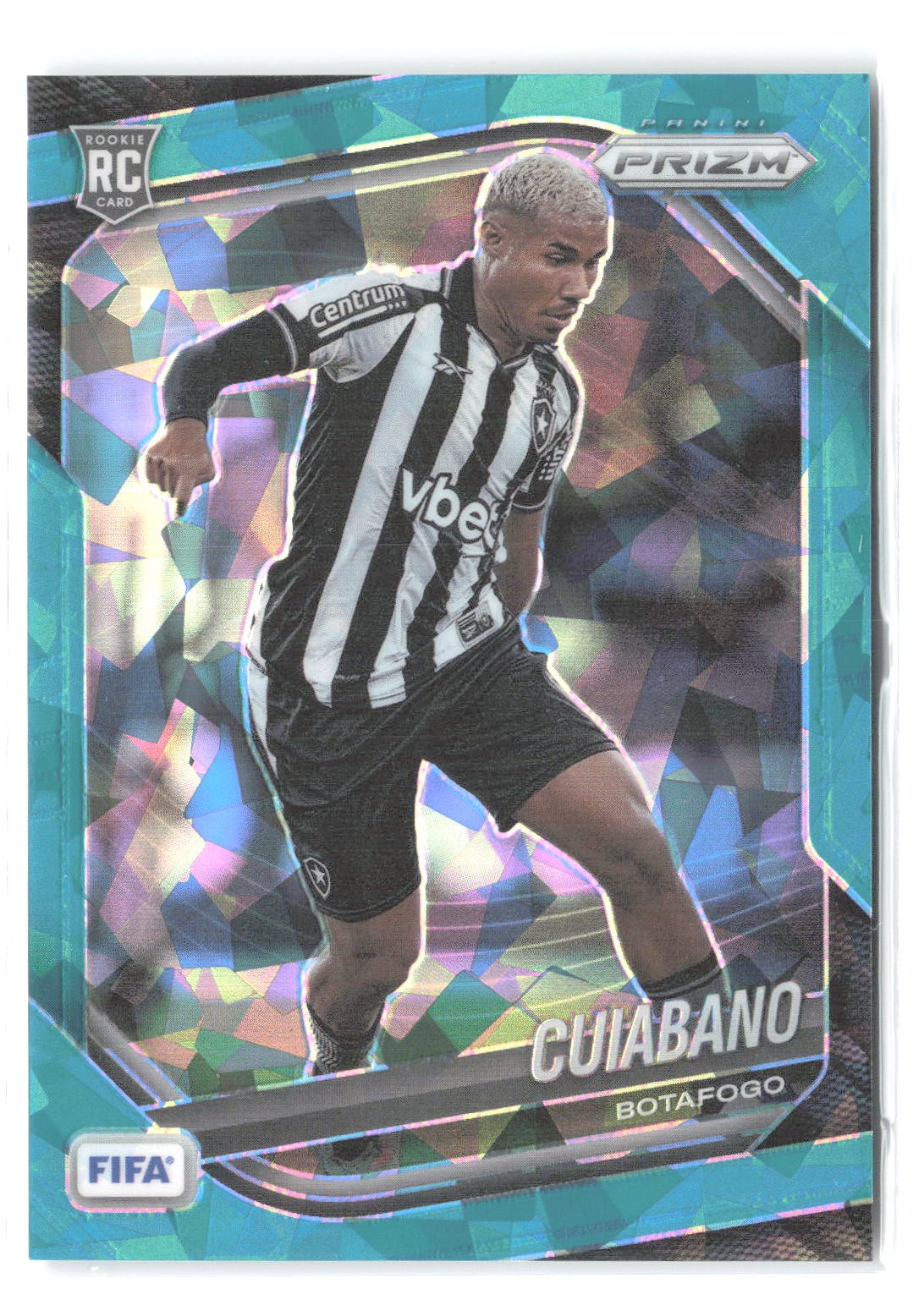 25-26 Panini Prizm FIFA #71 Cuiabano Teal Ice Prizms #/99 A