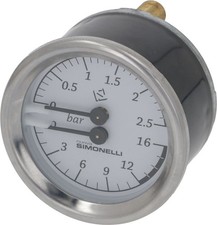 NUOVA SIMONELLI Original MANOMETER KESSEL-PUMPE ø 60 mm