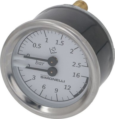 NUOVA SIMONELLI Original MANOMETER KESSEL-PUMPE ø 60 mm