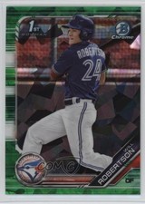 2019 Bowman Chrome Draft Sapphire Edition Green 20/50 Will Robertson 1k3x