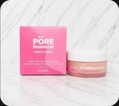 Benefit The Porefessional Power Powder Matte N Blur Loose 0.28oz Full Size NIB!