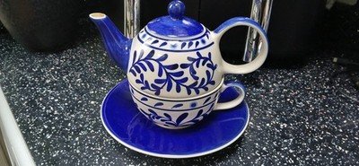 WHITTARD OF CHELSEA TEA FOR ONE - BLUE TEA CLIPPER
