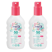 2 x dulgon Sonnenspray Kids LSF 50 für Baby-...