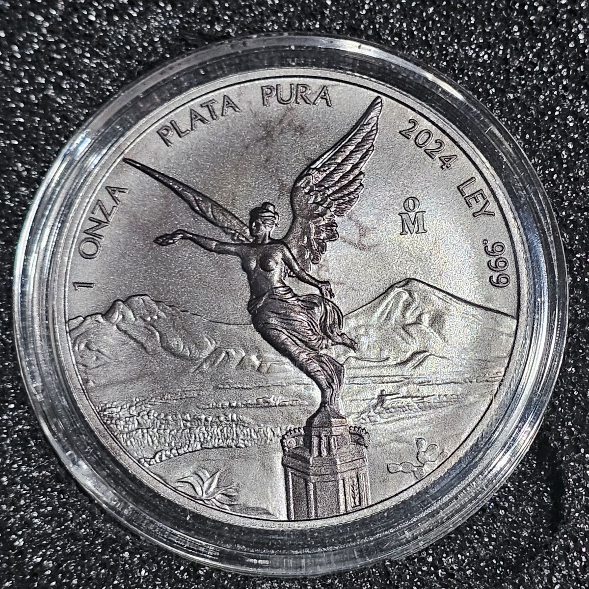 Licca メダル　silver925 2024 Mexico Libertad Ruthenium & Black Platinum 1oz Silver Coin W